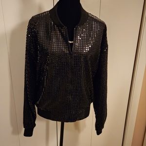 Sequin black vintage jacket